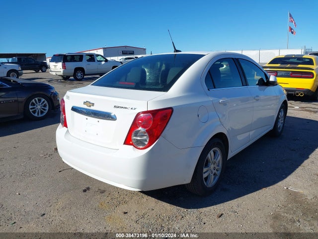 Chevrolet Sonic Lt Auto 2014 1G1JC5SH5E4194822 Image 4