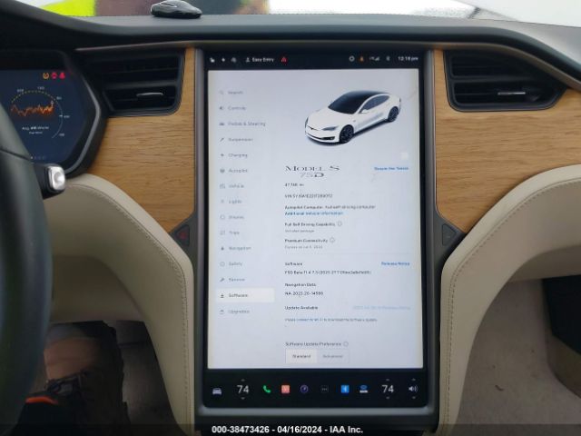 5YJSA1E22JF289052 Tesla MODEL S