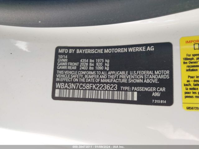 WBA3N7C58FK223623 BMW 428i