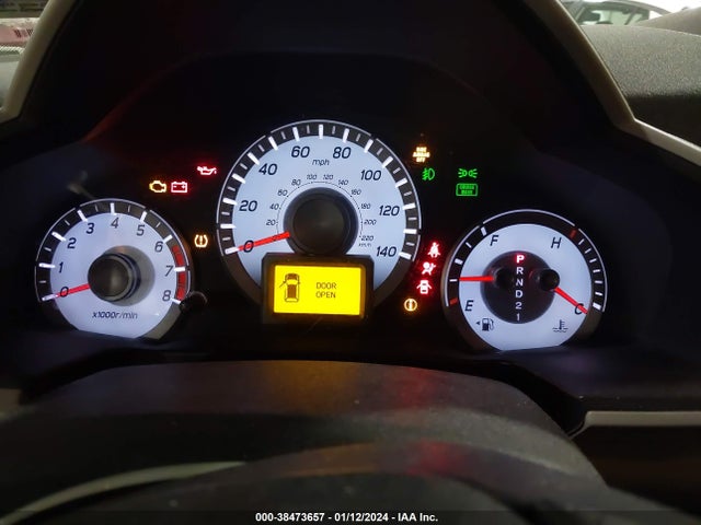 2012 HONDA PILOT TOURING VIN: 5FNYF4H90CB033551