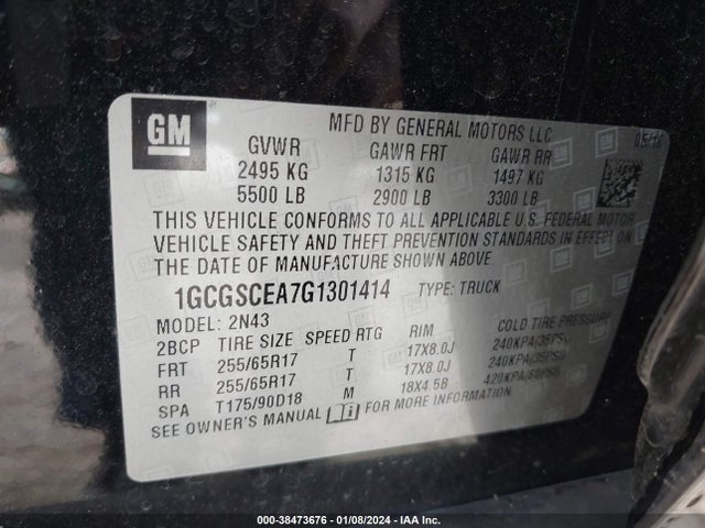 Chevrolet Colorado Lt 2016 1GCGSCEA7G1301414 Image 9