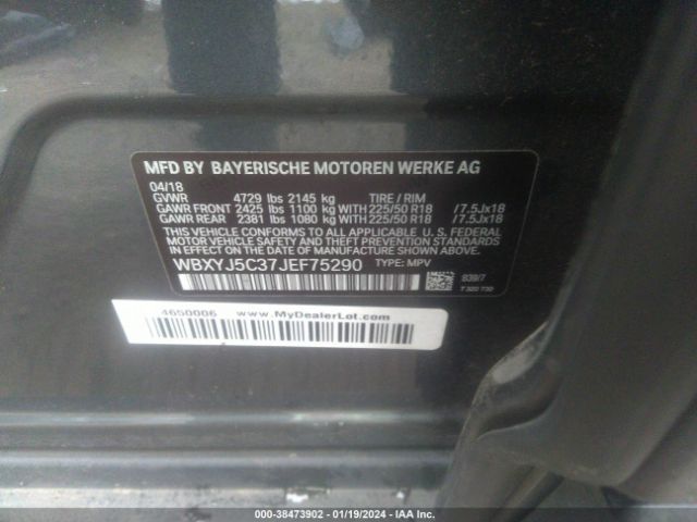 WBXYJ5C37JEF75290 BMW X2 Xdrive28i