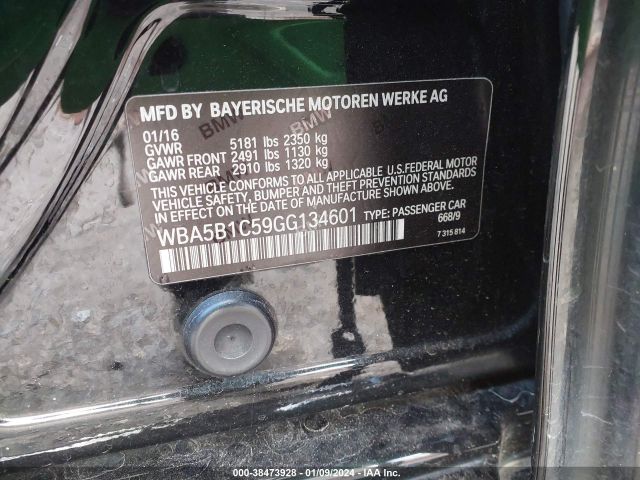 WBA5B1C59GG134601 BMW 535i