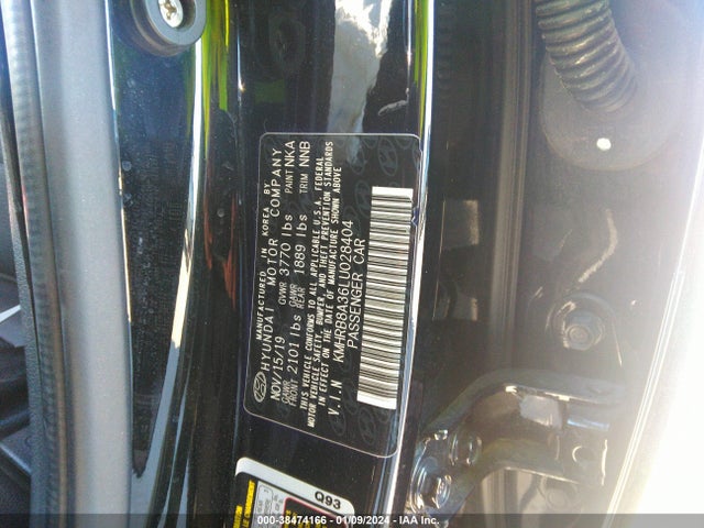 2020 HYUNDAI VENUE SE VIN: KMHRB8A36LU028404