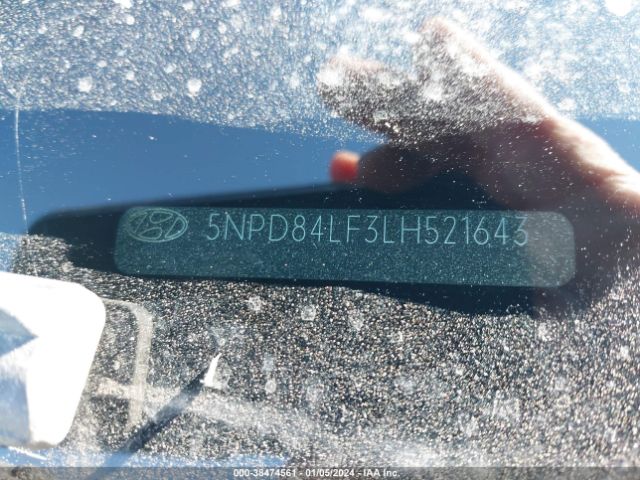 5NPD84LF3LH521643 Hyundai Elantra Limited