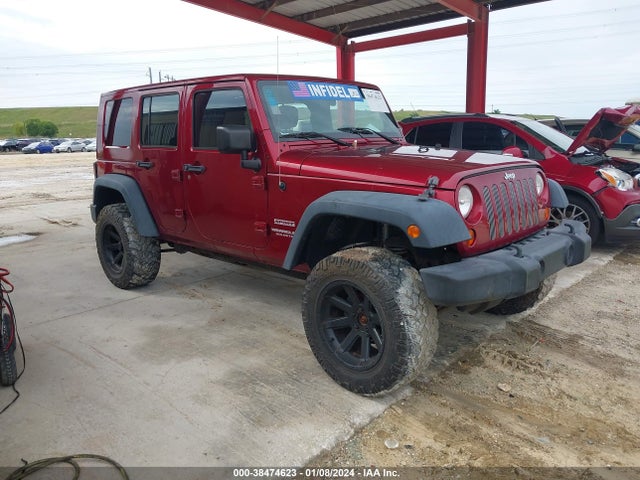 2013 JEEP WRANGLER UNLIMITED SPORT VIN: 1C4BJWDG7DL576592