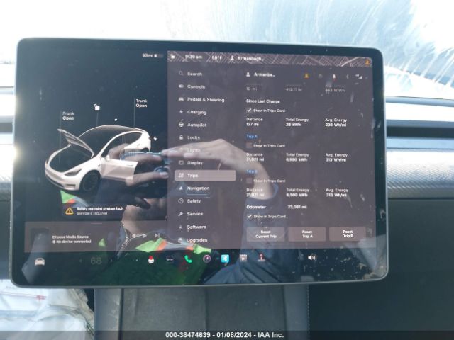 7SAYGDEEXNF387226 Tesla Model Y Long Range Dual Motor All-wheel Drive