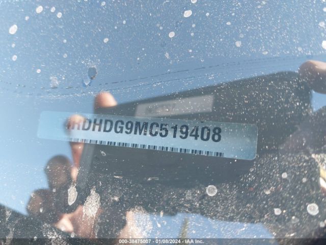 1C4RDHDG9MC519408 Dodge Durango Gt Rwd