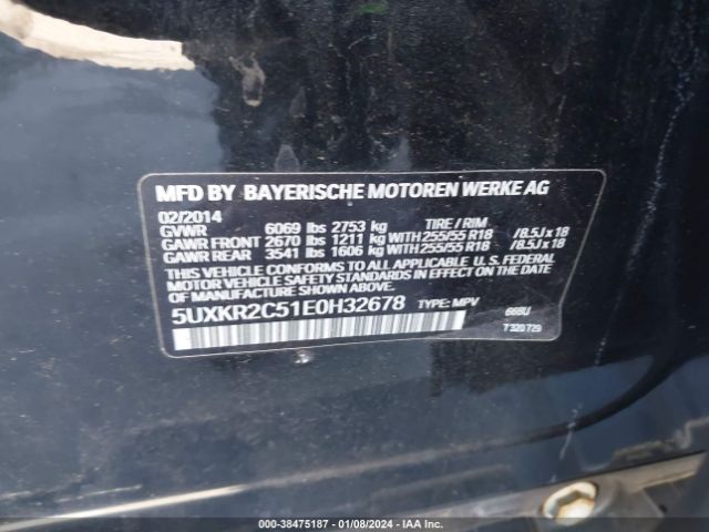 5UXKR2C51E0H32678 BMW X5 Sdrive35i
