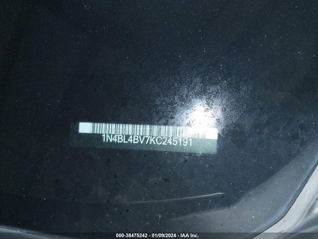 Nissan Altima 2.5 S 2019 1N4BL4BV7KC245191 Image 9