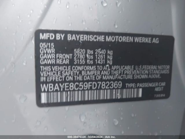 WBAYE8C59FD782369 BMW 750LI