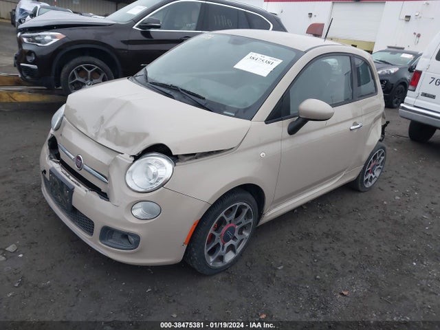 2012 FIAT 500 3C3CFFBR8CT332385 Photo 1