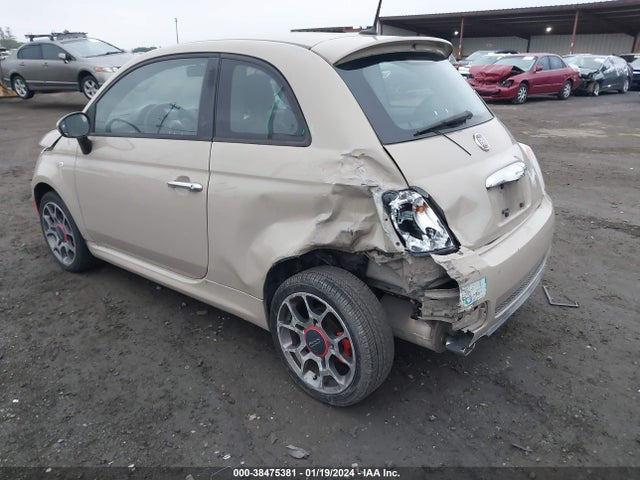 2012 FIAT 500 3C3CFFBR8CT332385 Photo 2