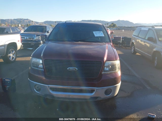 2006 FORD F-150 LARIAT/XLT VIN: 1FTPW12516FB58963