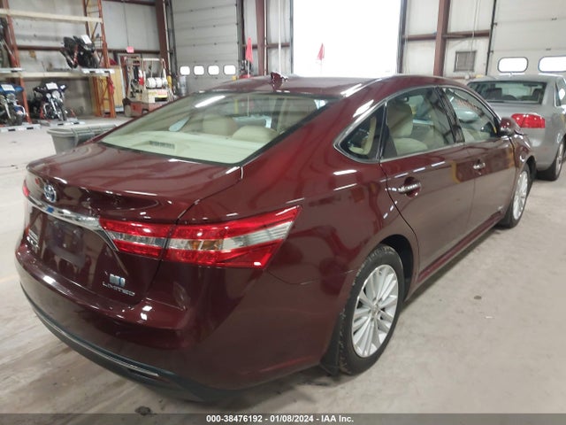 2013 Toyota Avalon Hybrid Limited მანქანა იყიდება აუქციონზე, vin: 4T1BD1EB9DU010856, აუქციონის ნომერი: 38476192