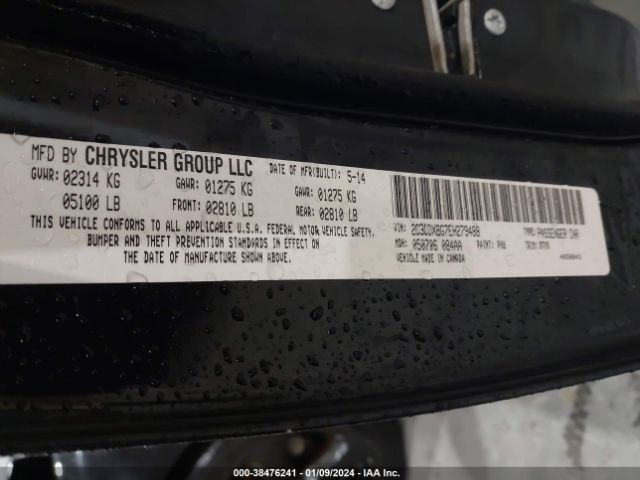 2C3CDXBG7EH279488 Dodge Charger Se