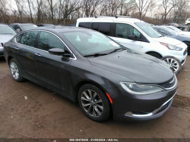Auction sale of the 2015 Chrysler 200 C, vin: 1C3CCCCB0FN560975, lot number: 38476538
