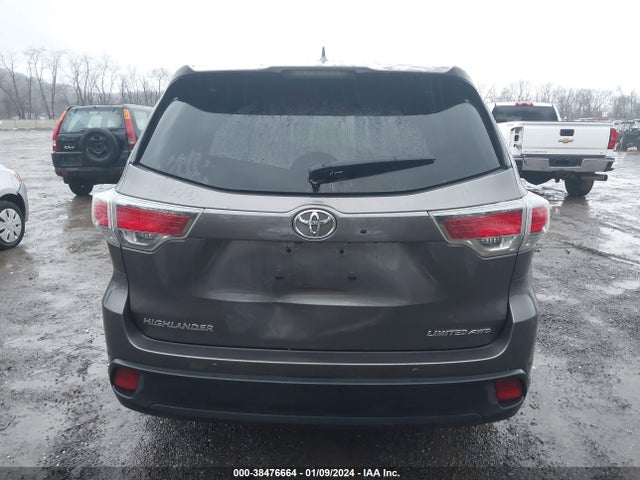 2015 TOYOTA HIGHLANDER LIMITED V6 VIN: 5TDDKRFH6FS101739
