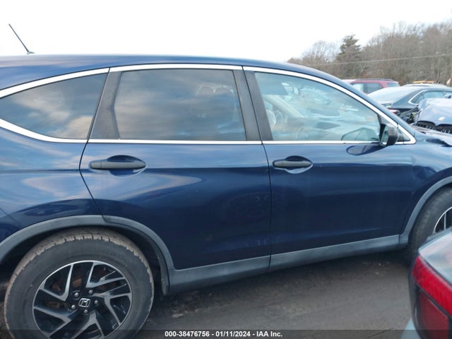 2016 HONDA CR-V SE VIN: 5J6RM4H49GL059223