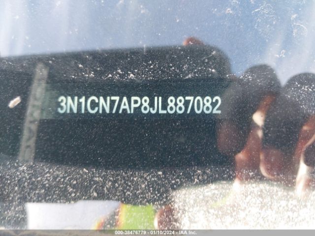 3N1CN7AP8JL887082 Nissan Versa 1.6 S+