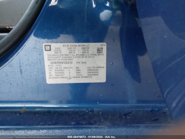 Chevrolet Silverado 1500 Ls 2015 1GCRCPEH8FZ424133 Image 9