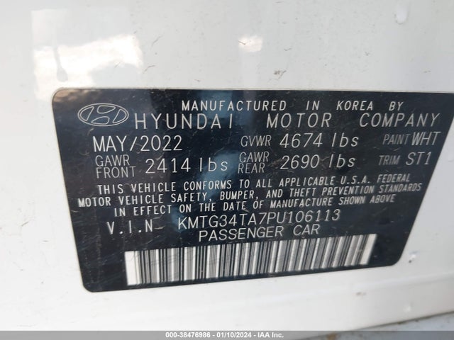 Genesis G70 2.0t Rwd 2023 KMTG34TA7PU106113 Image 9