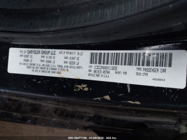 1C3CDZAG4EN113255 Dodge AVENGER SE
