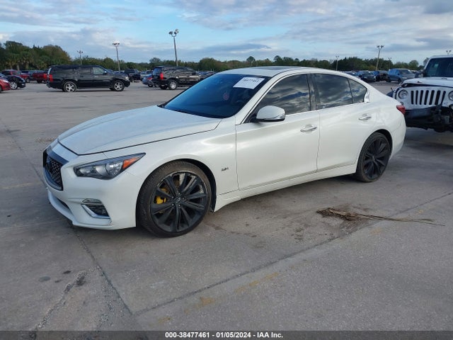 38477461 :رقم المزاد ، JN1EV7AR5JM443061 vin ، 2018 Infiniti Q50 3.0t Luxe مزاد بيع