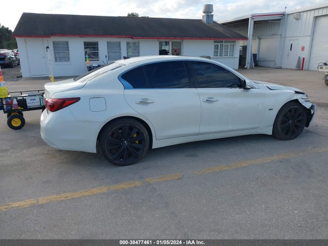 38477461 :رقم المزاد ، JN1EV7AR5JM443061 vin ، 2018 Infiniti Q50 3.0t Luxe مزاد بيع