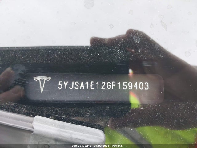 Tesla Model S 60/70/75/85 2016 5YJSA1E12GF159403 Image 9