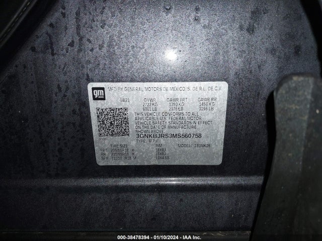 Chevrolet Blazer Awd 3lt 2021 3GNKBJRS3MS560758 Image 9