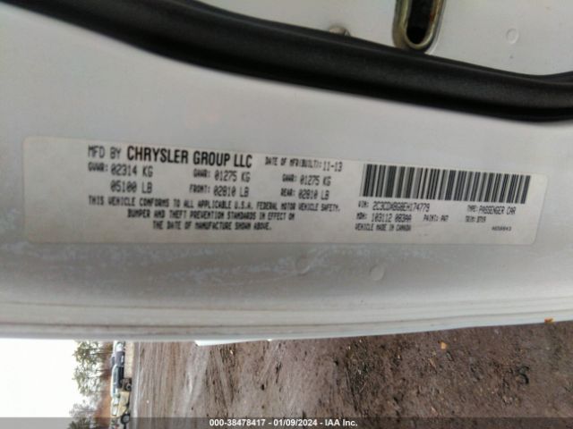 2C3CDXBG8EH174779 Dodge Charger Se
