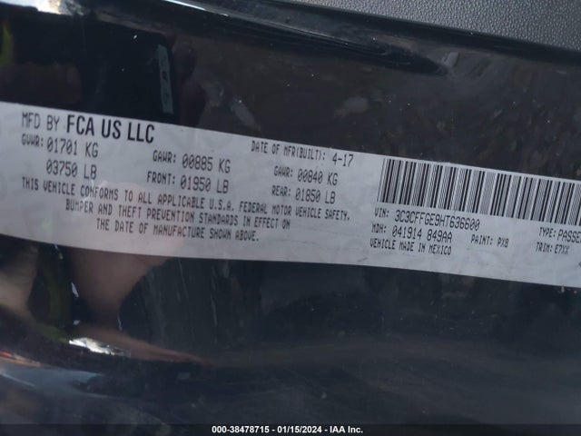 2017 FIAT 500E 3C3CFFGE9HT636600 Photo 8