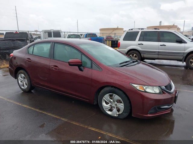 2014 HONDA CIVIC LX VIN: 19XFB2F5XEE018281
