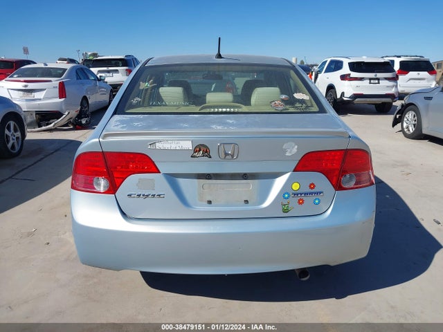 2008 HONDA CIVIC HYBRID VIN: JHMFA36268S000813