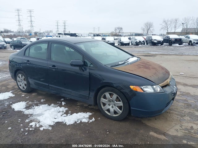 2008 HONDA CIVIC LX VIN: 1HGFA165X8L106967