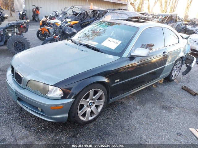 2002 BMW 3 SERIES 325CI VIN: WBABN33402PG56588