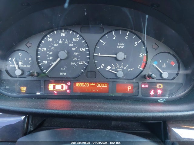 2002 BMW 3 SERIES 325CI VIN: WBABN33402PG56588