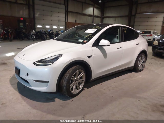 2021 TESLA MODEL Y LONG RANGE DUAL MOTOR ALL-WHEEL DRIVE VIN: 5YJYGDEE1MF082354
