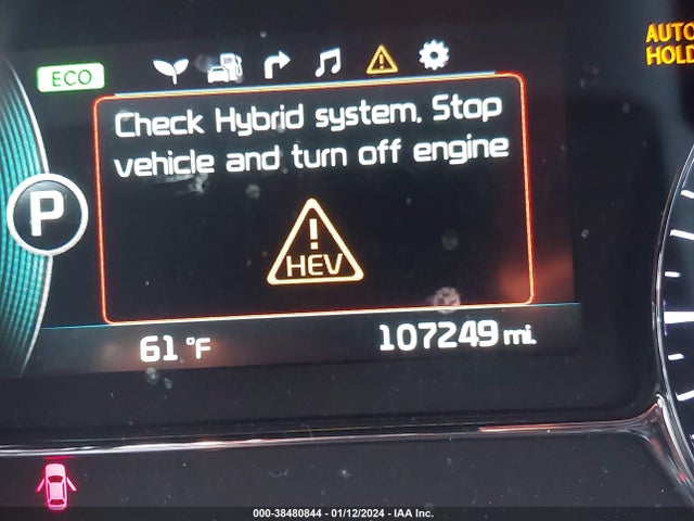 2015 KIA OPTIMA HYBRID EX VIN: KNAGN4AD9F5080609