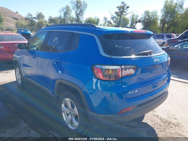 2019 JEEP COMPASS LATITUDE 4X4 VIN: 3C4NJDBB6KT713287