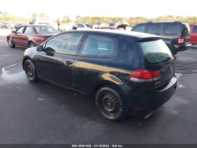 2010 VOLKSWAGEN GOLF 2-DOOR VIN: WVWBA7AJ1AW225600