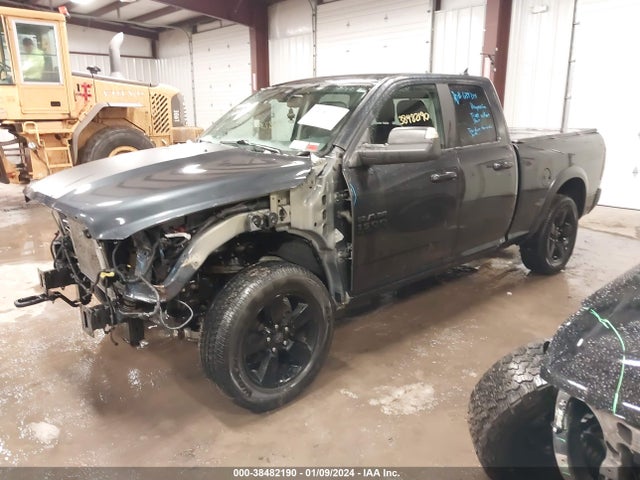 2019 RAM 1500 CLASSIC WARLOCK QUAD CAB 4X4 6'4 BOX VIN: 1C6RR7GT3KS745121