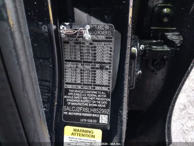 2020 LAND ROVER DISCOVERY SPORT SALCJ2FX6LH852992 Photo 8