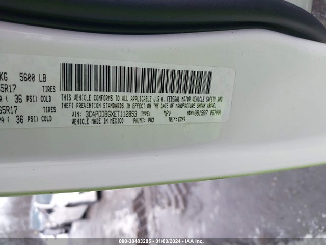 Dodge Journey Sxt 2014 3C4PDDBGXET112853 Image 9