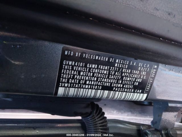 3VW517AT7HM815810 Volkswagen Beetle