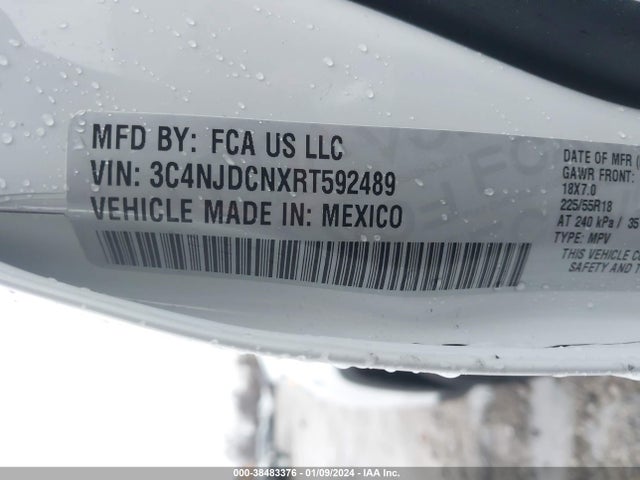 3C4NJDCNXRT592489 Jeep Compass Limited 4x4
