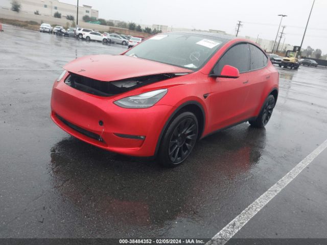 2022 TESLA MODEL Y 7SAYGDEE1NF538325 Photo 1