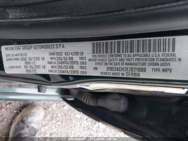 2014 FIAT 500L ZFBCFACH2EZ021988 Photo 8