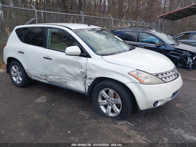 2007 NISSAN MURANO S VIN: JN8AZ08T47W516558